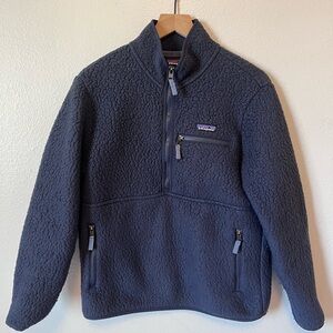 Patagonia Women's Retro Pile Marsupial Medium New Navy